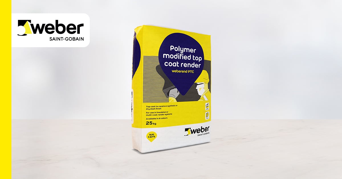 weberend PTC Polymer top coat render er UK
