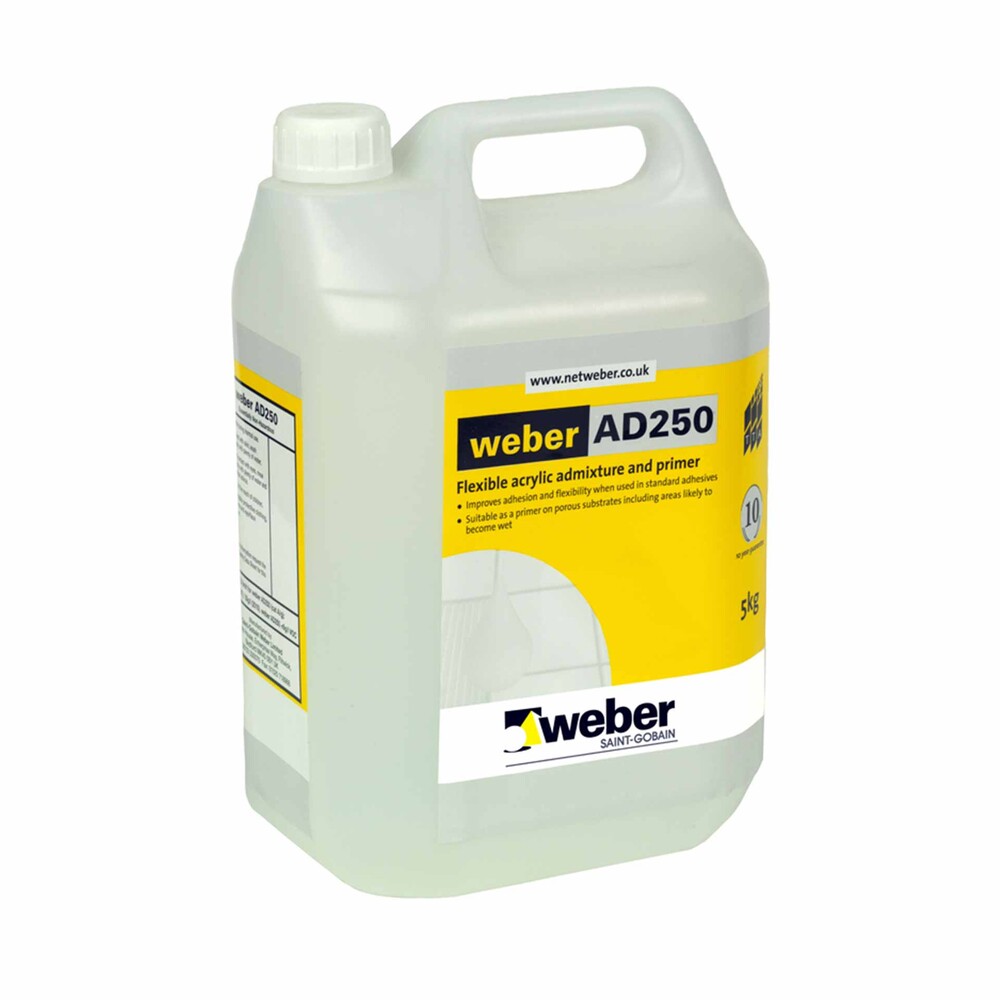 weber AD250 | Water based acrylic polymer admixture and primer | Weber UK