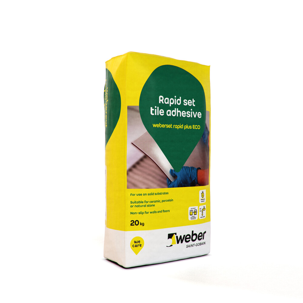 weberset rapid plus ECO Wall & floor tile adhesive er UK