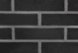 Sanded Black brick with Grey pointing mortar
