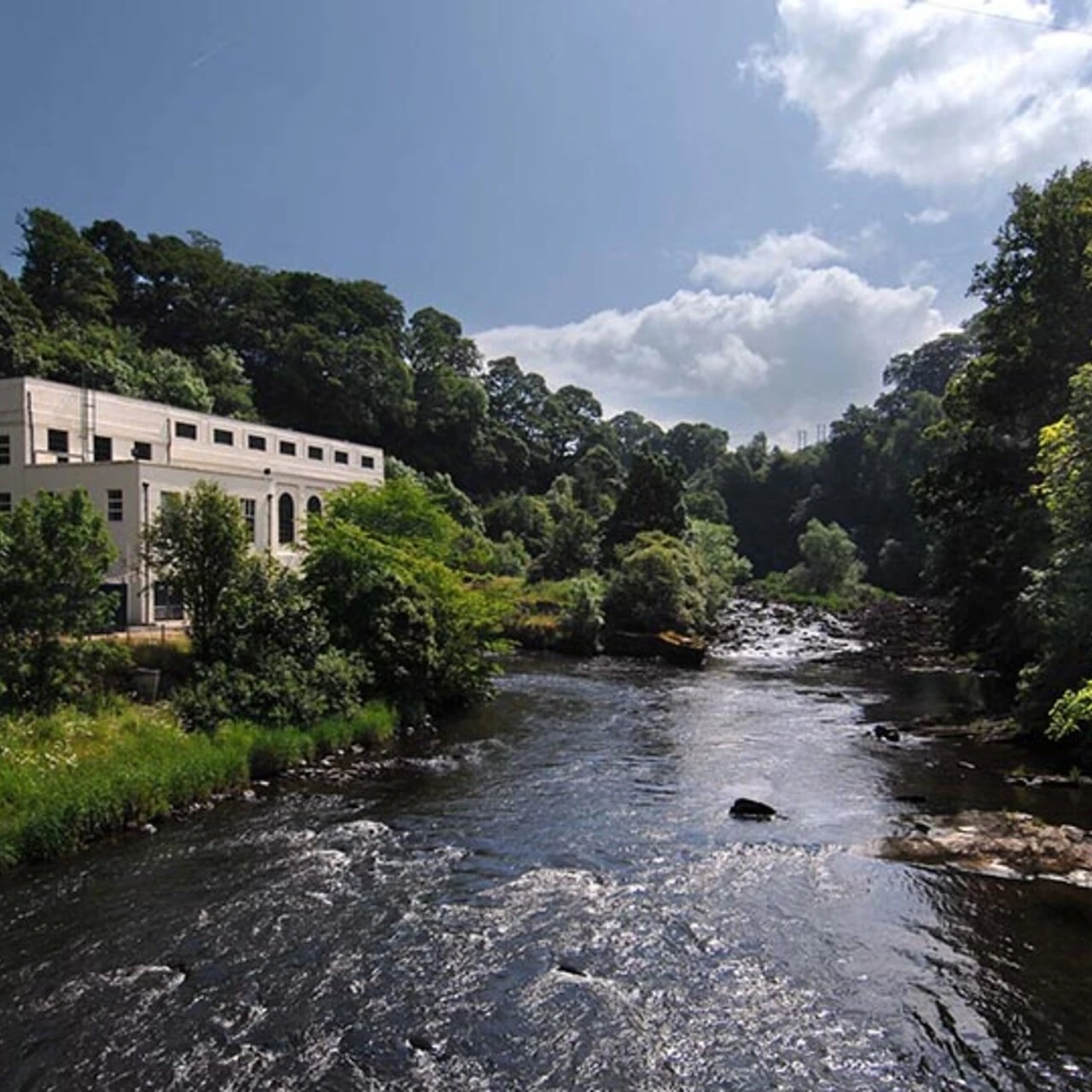Stonebyres Hydro Electric Power Station with webersil P