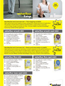 weberfloor range
