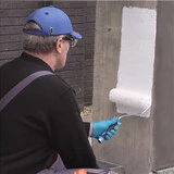 Applying webercote EC anti-carbonation coating