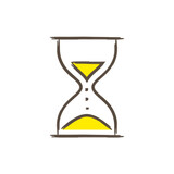 Hourglass timer icon – Saint-Gobain Weber