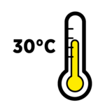 Don't apply above 30 degrees celcius