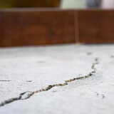 Cracked floor substrate