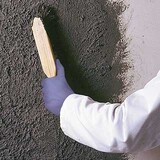 Applying key coat Applying key coat
