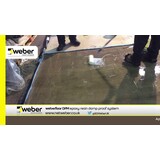 Applying weberfloor DPM epoxy resin damp proof system Thumbnail