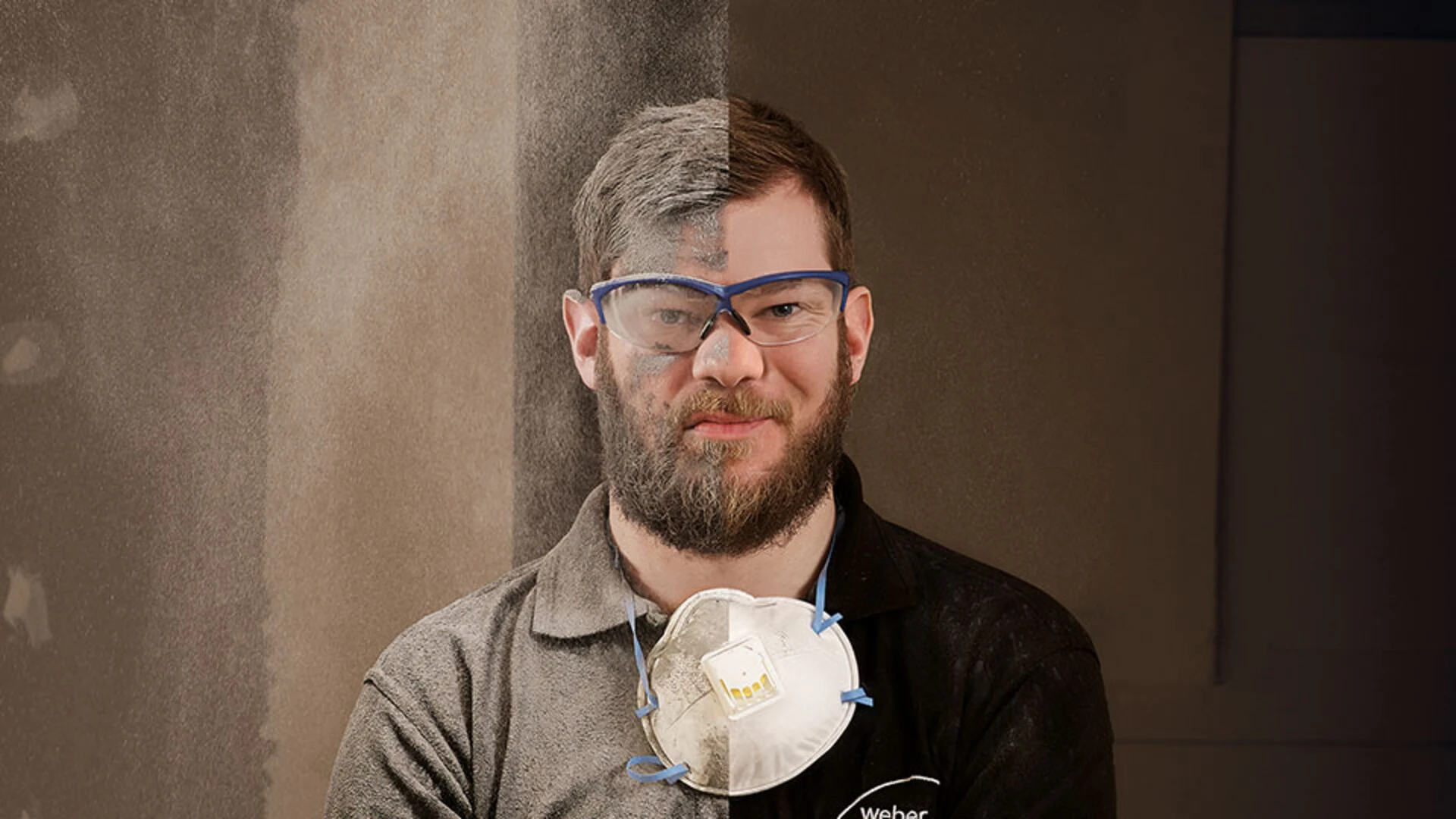 Low Dust Technology™ from Saint-Gobain Weber feat. Low Dust Man