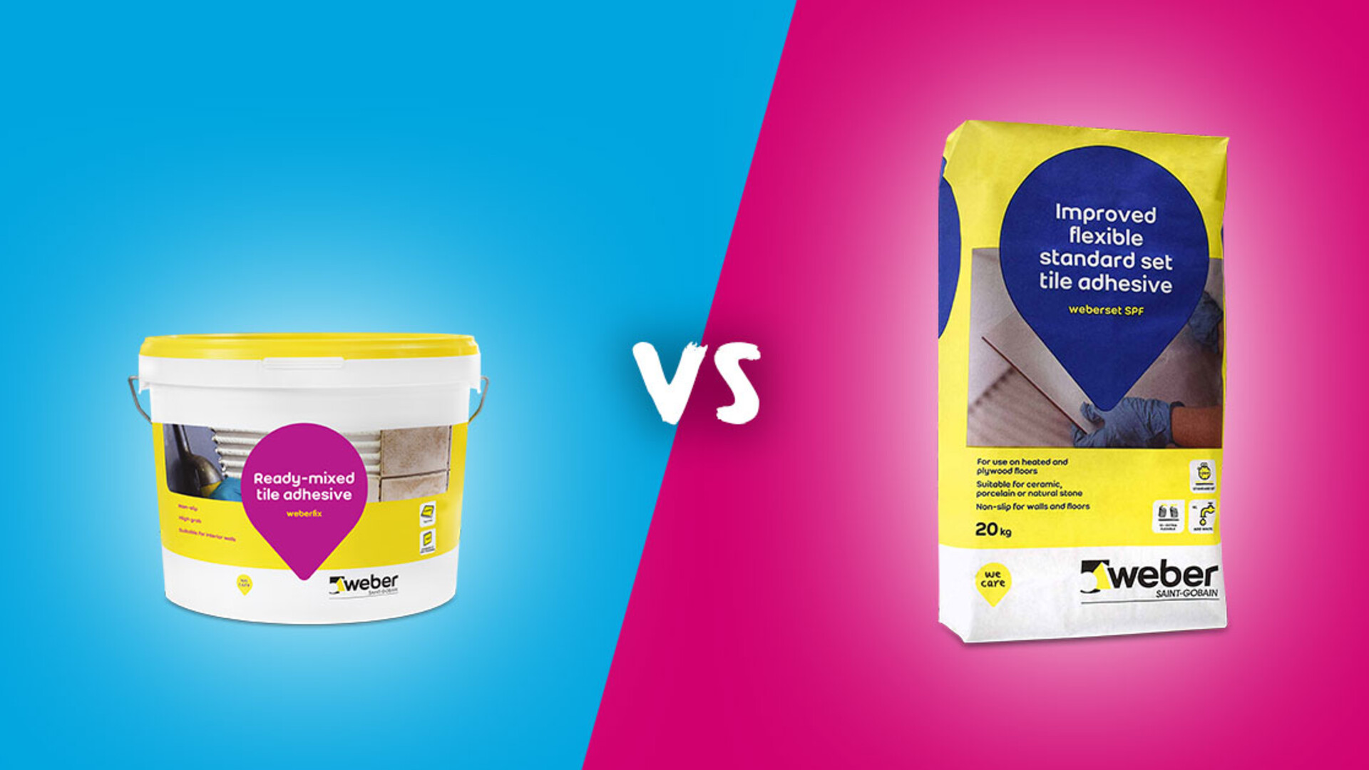 Readymix tile adhesive vs powdered tile adhesive er UK