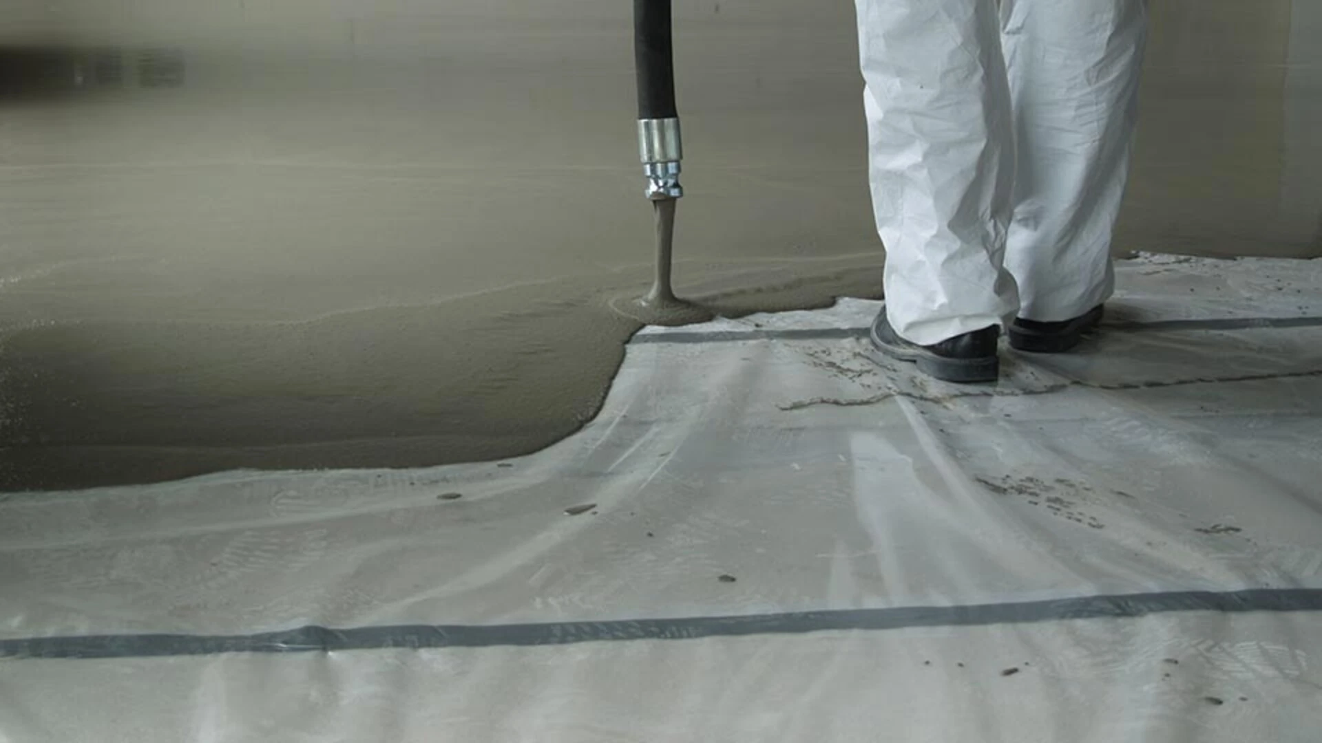 Screed on an unbonded floor