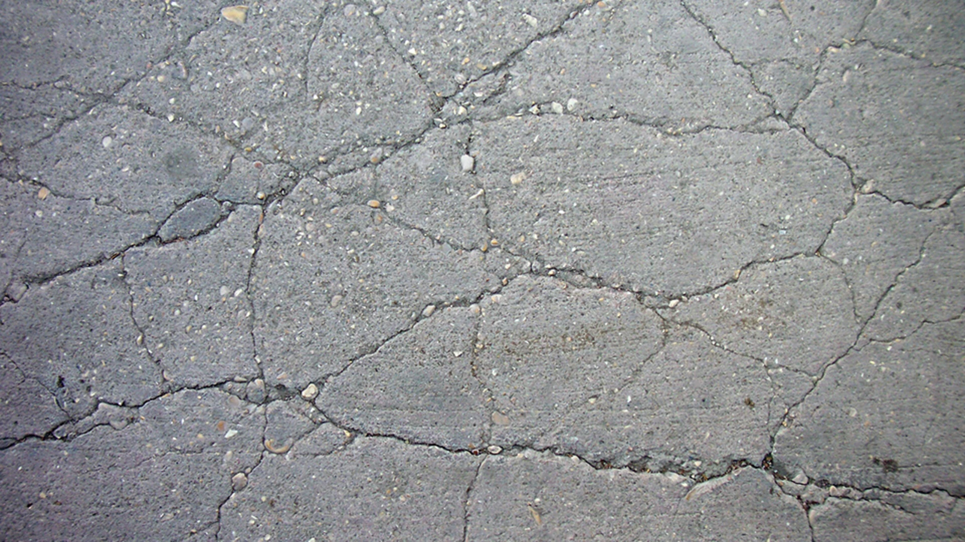 Shrinkage in concrete pavement