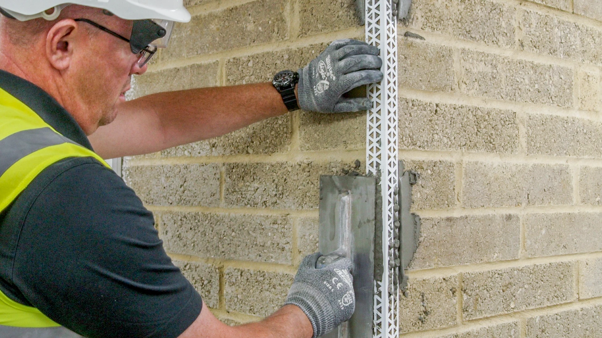 Applying beads with weberend bead adhesive