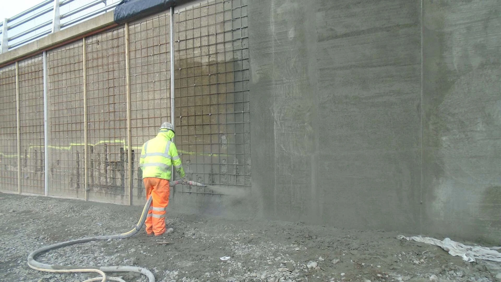 webercem spray DSF used at Blair's Bridge