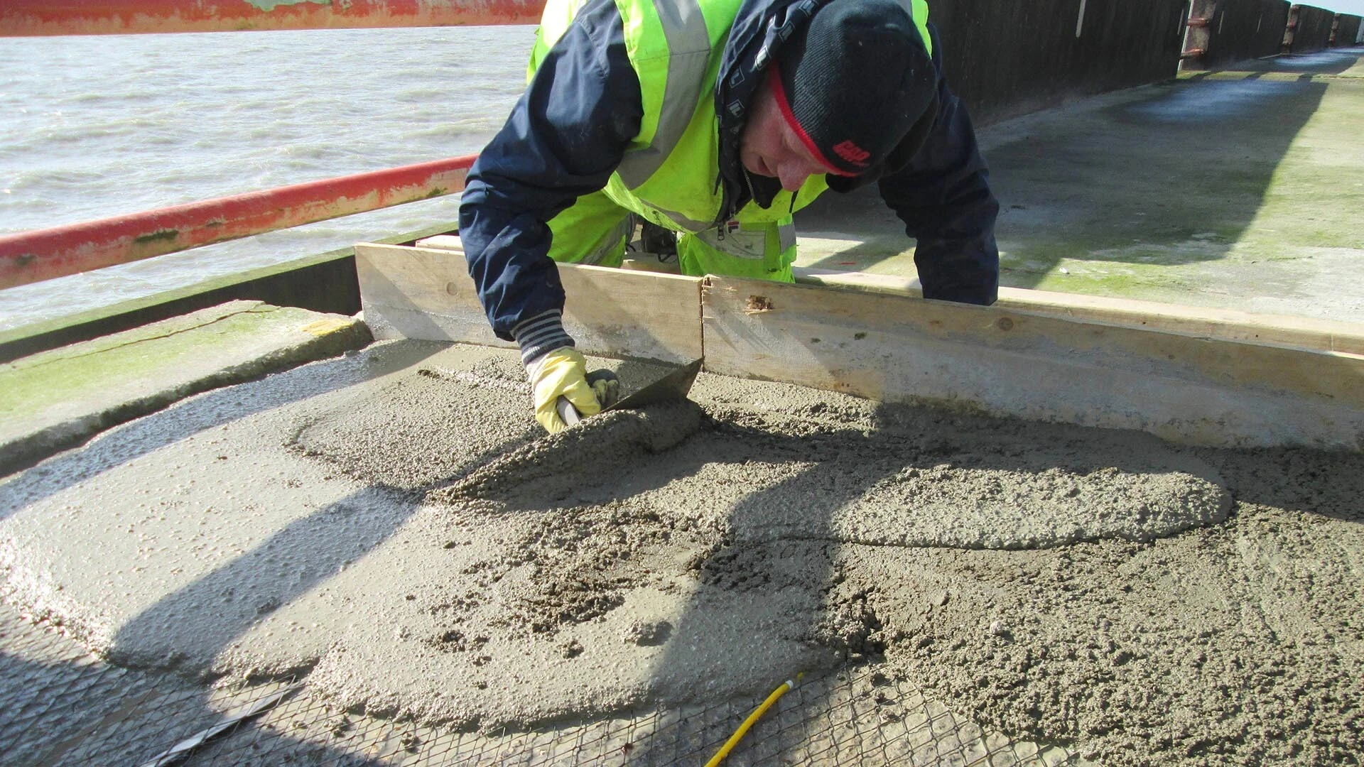 Concrete repair at Brighton Marina