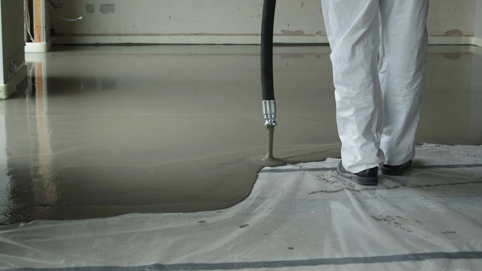 Weber HQ office refurb – weberfloor screeds used extensively