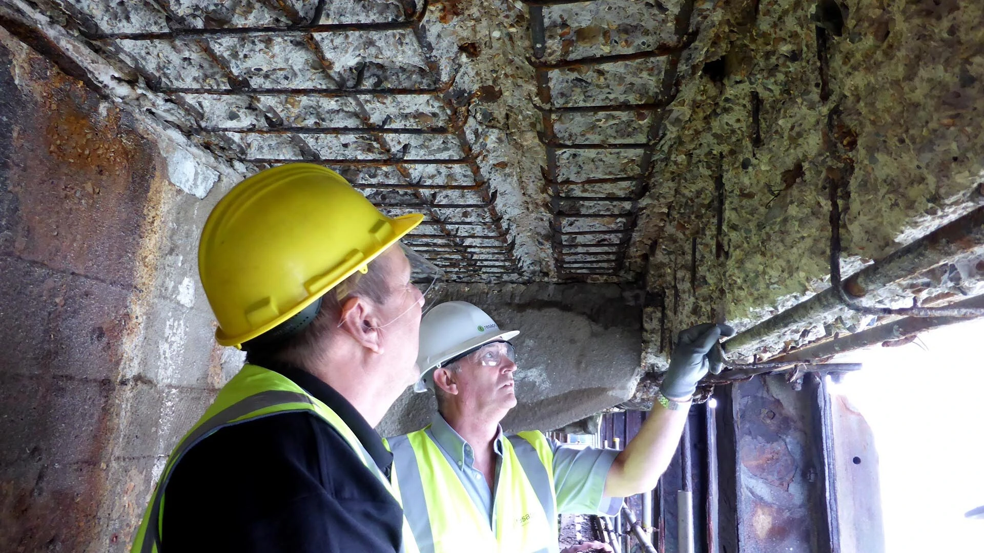 Concrete repair at Kingston Wharf