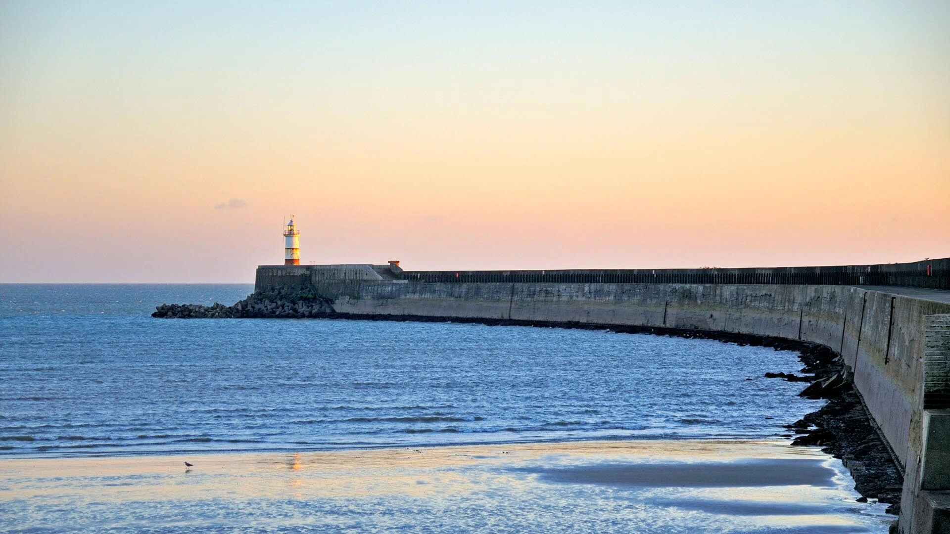 Newhaven Seawall, East Sussex