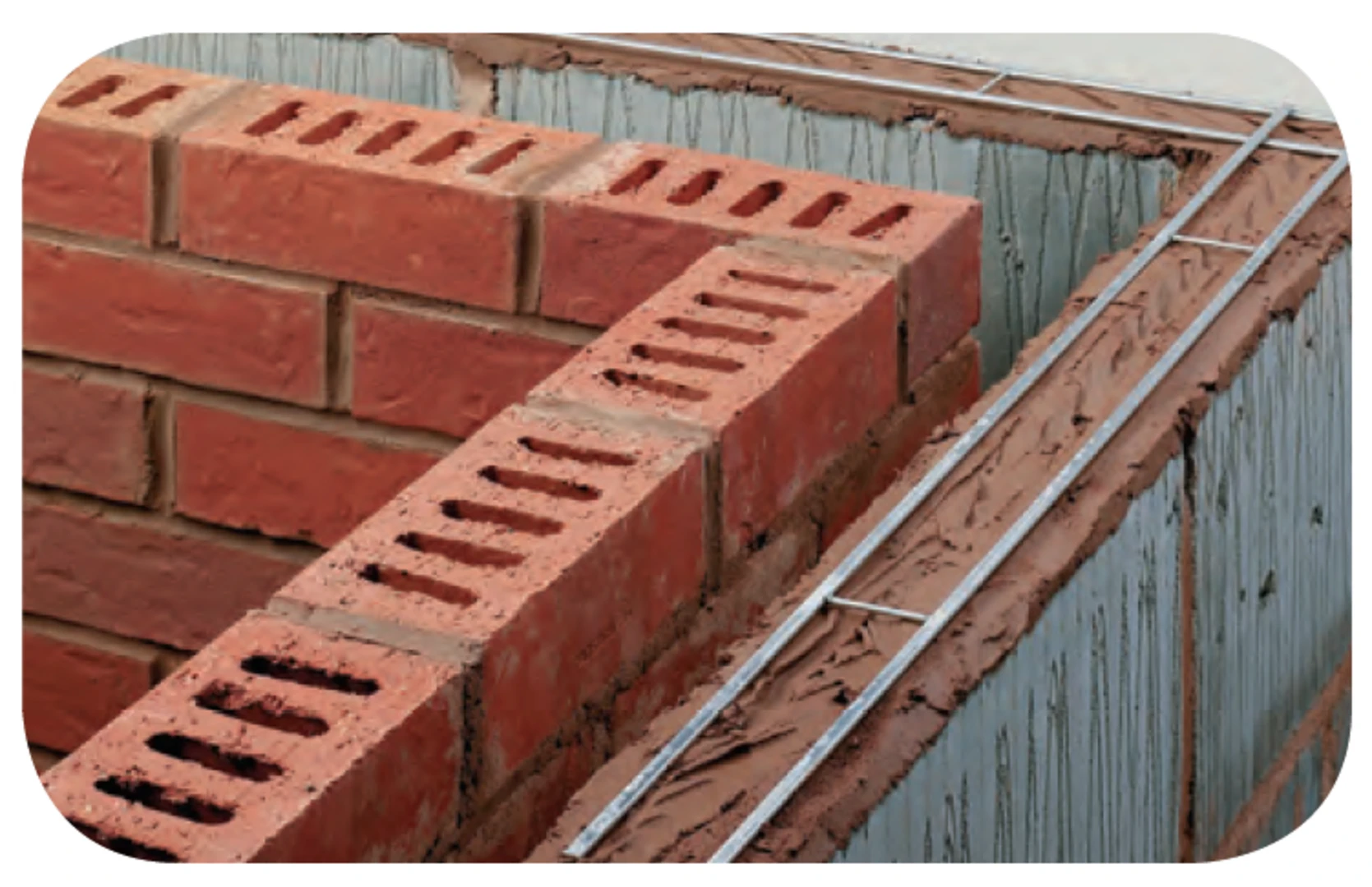Mortar bed reinforcement