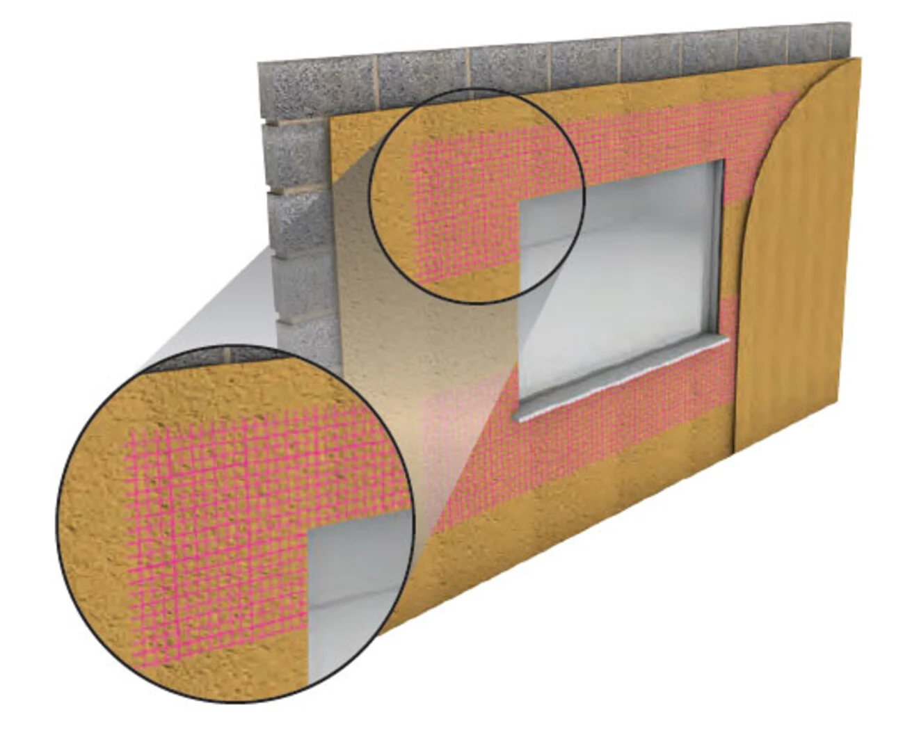 Using Weber Standard Meshcloth at stress points