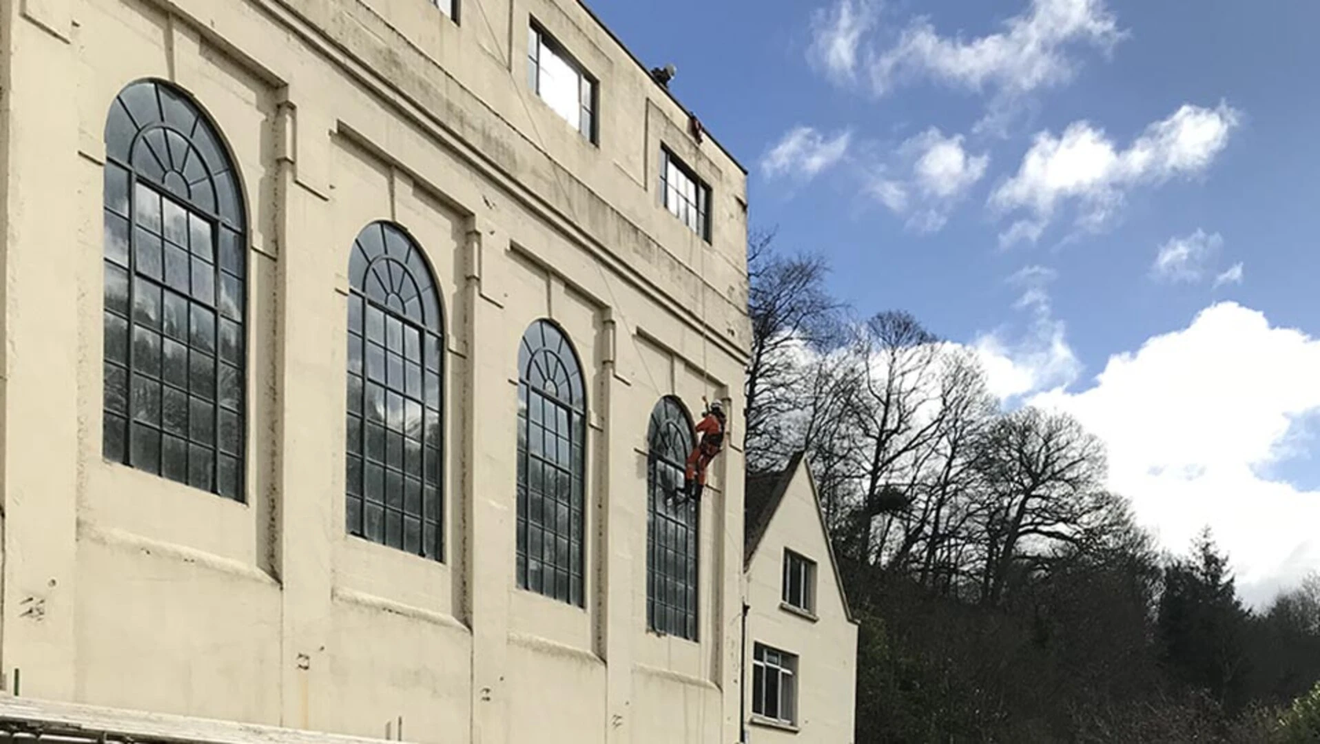 Stonebyres Hydro Electric Power Station (Before)