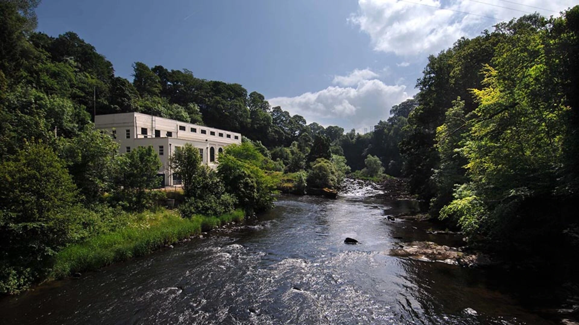 Stonebyres Hydro Electric Power Station with webersil P