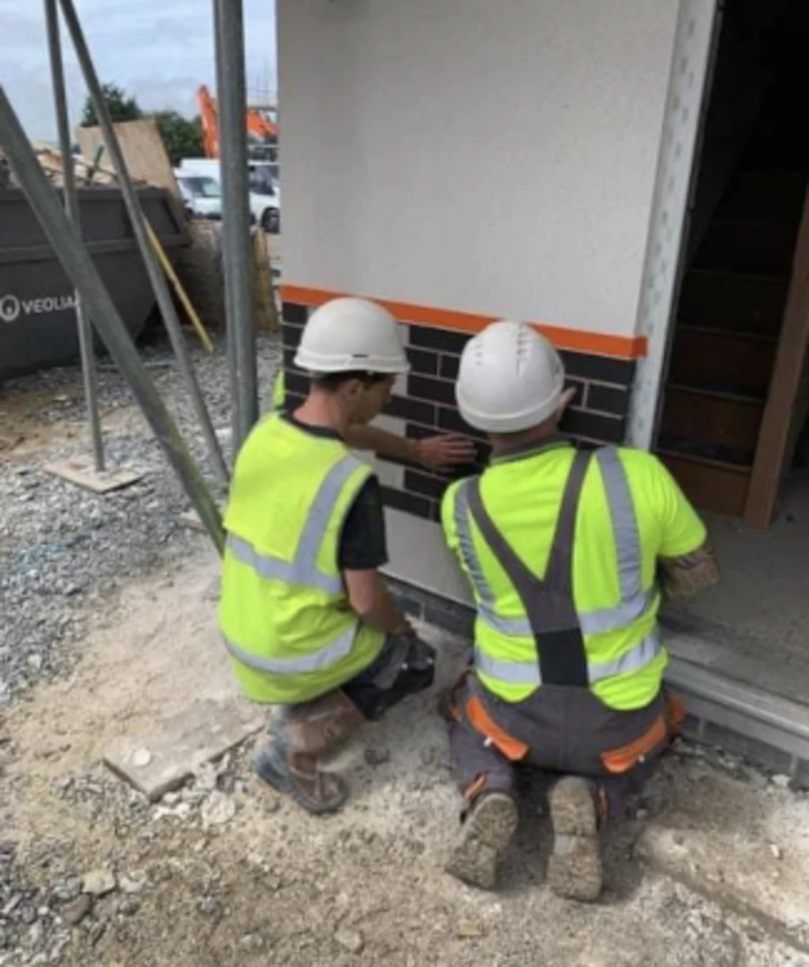 Stuart Owen training on site