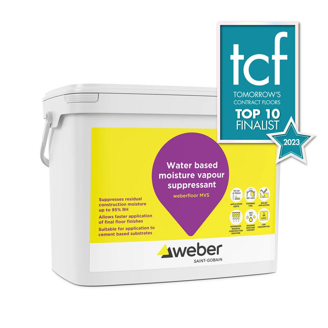 weberfloor MVS moisture vapour suppressant