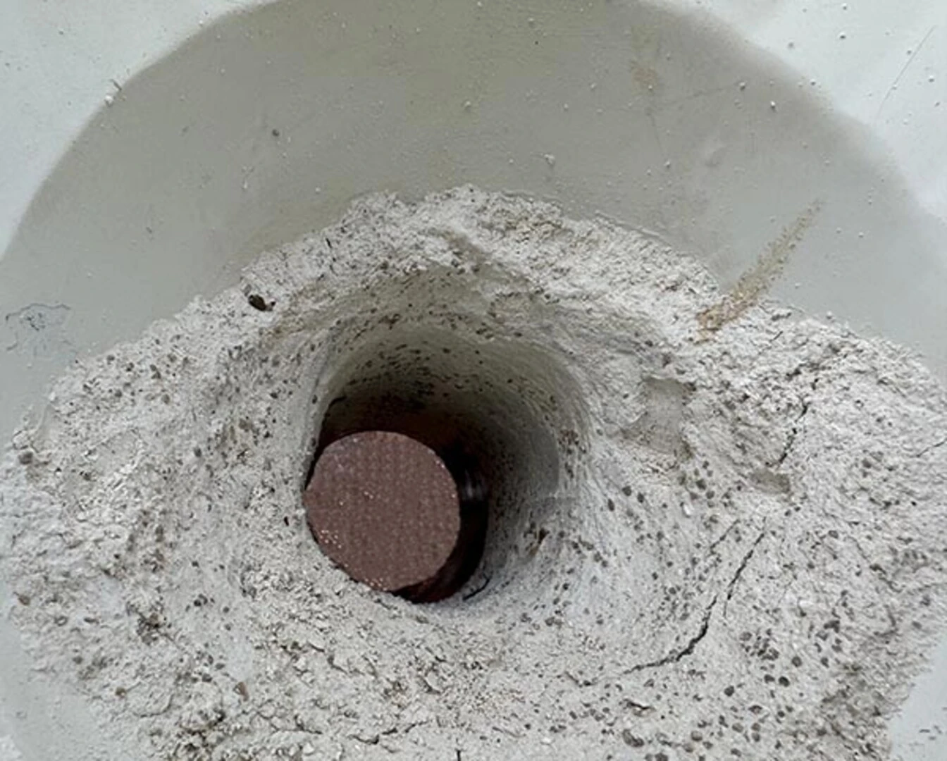 Blockage in machine