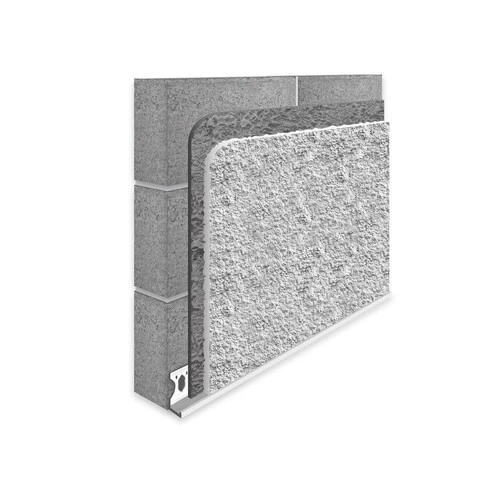 weberpral monocouche roughcast system