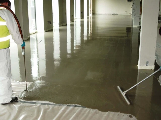 weberfloor screeds used in extensive Weber HQ refurb