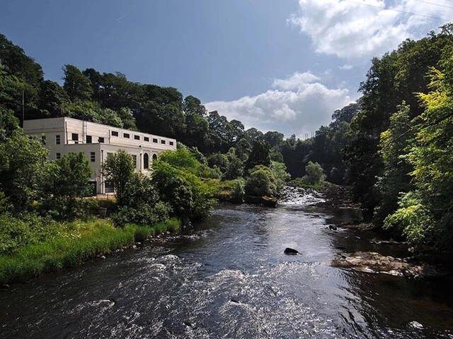 Stonebyres Hydro Electric Power Station with webersil P
