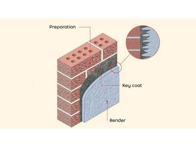 Apply weberend aid and suitable render