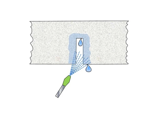 Step 1 encapsulation of ribbon anodes