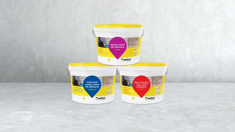 Ready-mixed tile adhesives