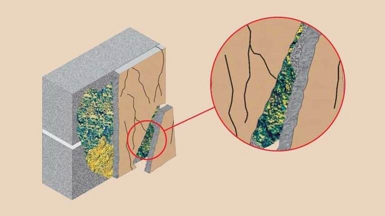 Organic growth on external walls