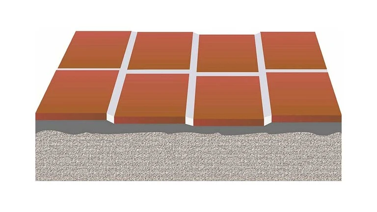 Increased difficulty in achieving a flat finished surface on the tiles