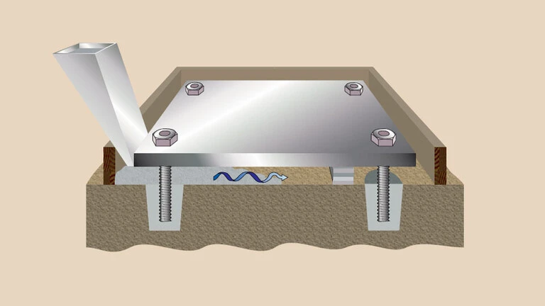 Grout not flowing under the baseplate – issues when grouting