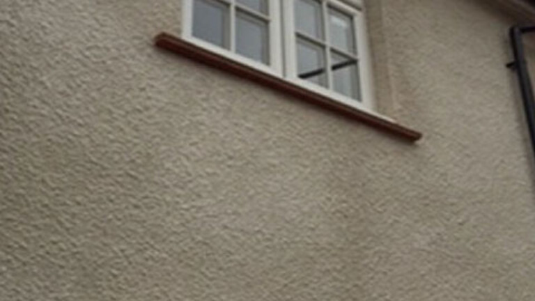 render pump roughcast finish