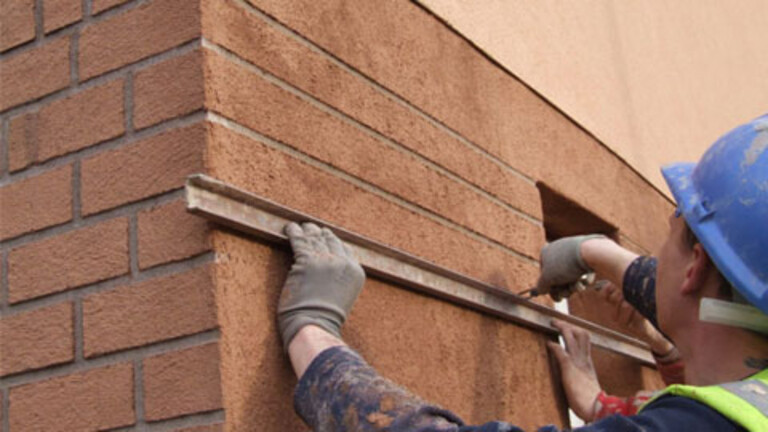 weberend render brick finish