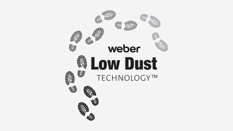 Low Dust Technology™ from Weber Low Dust Technology™ from Weber