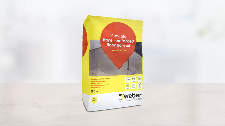 weberfloor flex with Low Dust Technology™ weberfloor flex with Low Dust Technology™