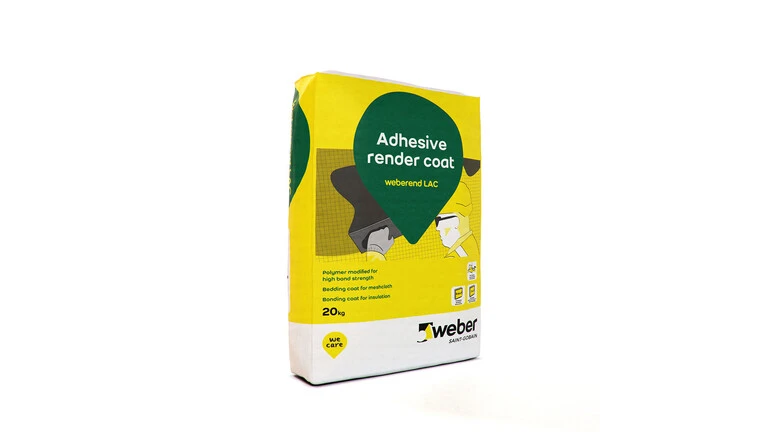 weberend LAC — basecoat exterior render mix
