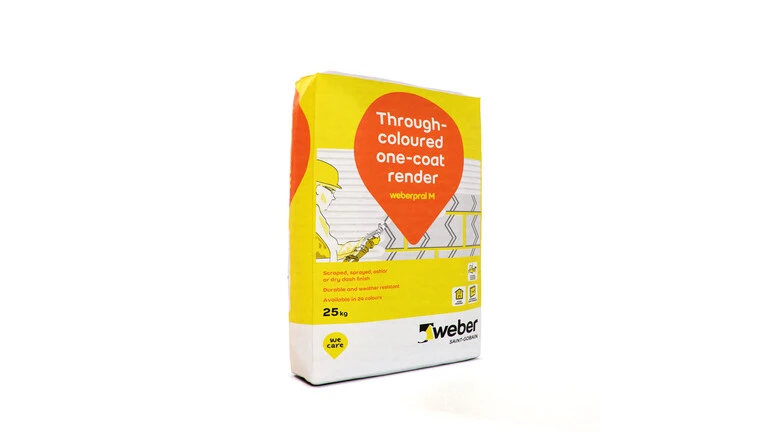 weberpral M — Through colour monocouche render from Weber