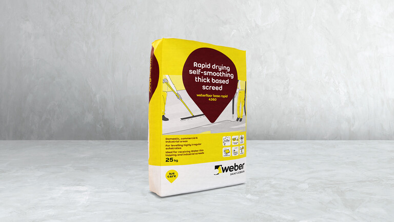 Thick base screeds with Low Dust Technology™ Thick base screeds with Low Dust Technology™