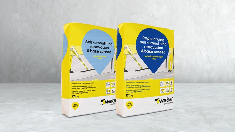 Base and renovation screeds with Low Dust Technology™