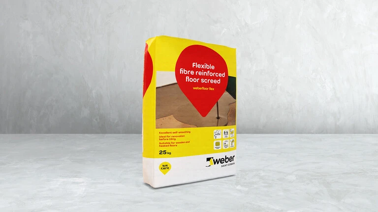 weberfloor flex with Low Dust Technology™