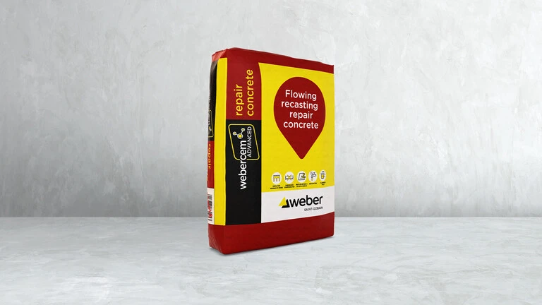 webercem advanced repair concrete