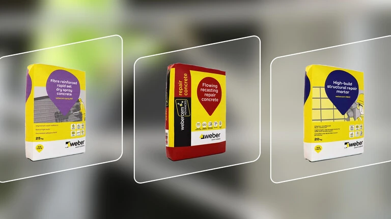 Concrete repair product selector
