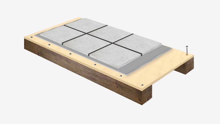Tiling onto plywood